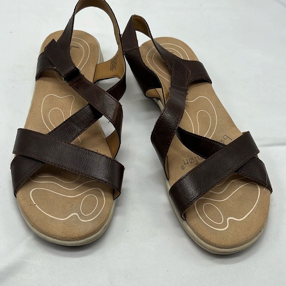 Women's Brown and Tan b.o.c. Comfort Sandals